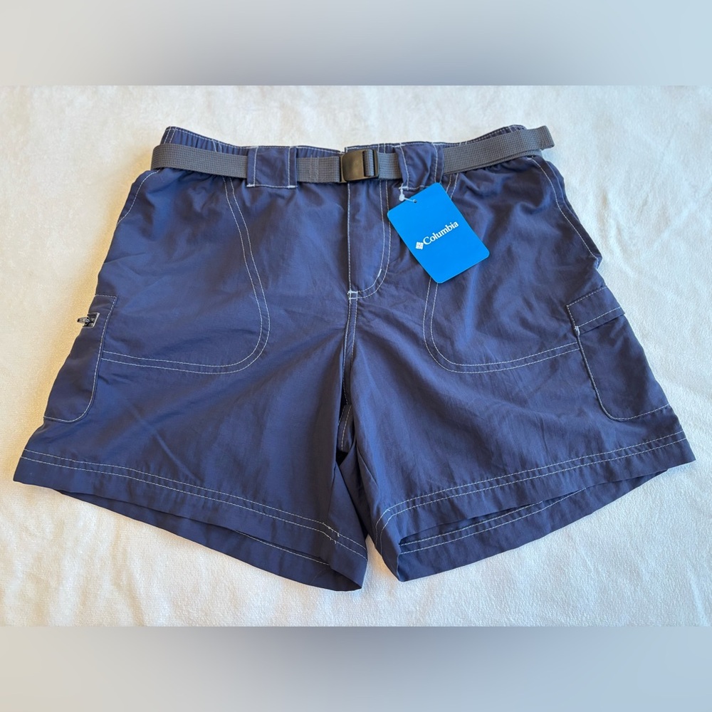 NWT Columbia Navy Blue Sandy River Cargo Shorts Size S